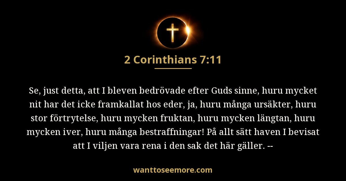 2 Corinthians 7:11