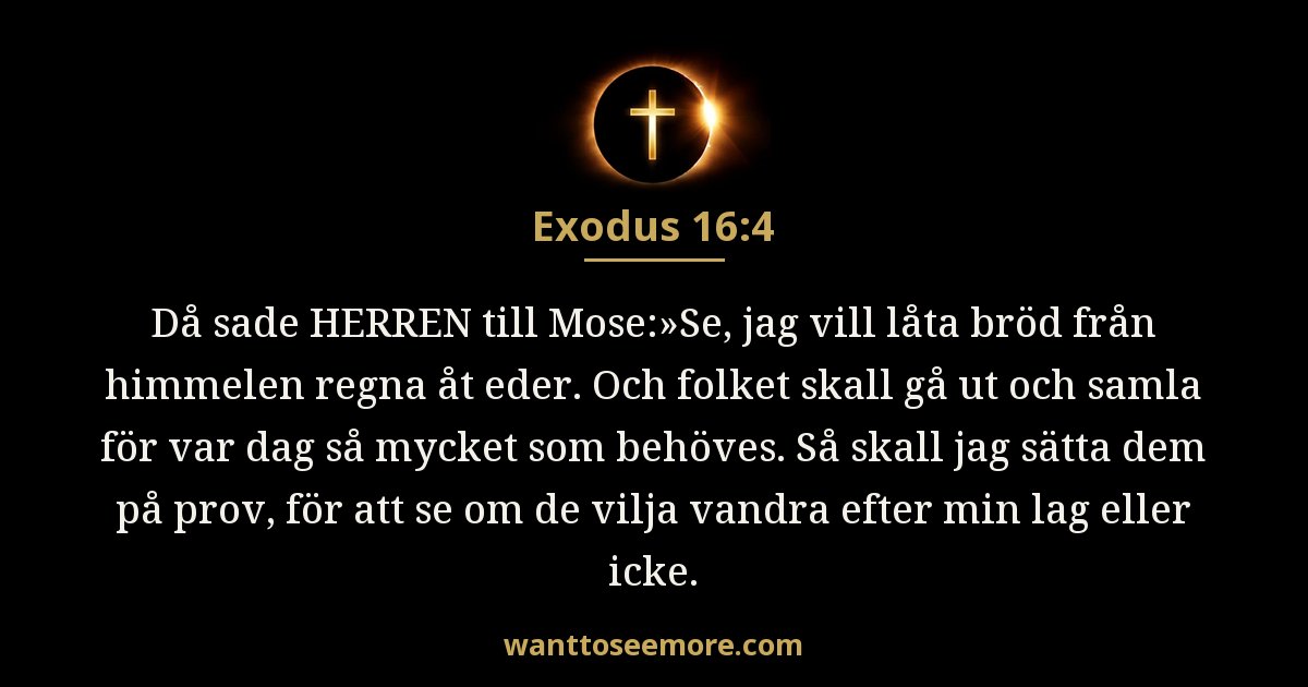 Exodus 16:4