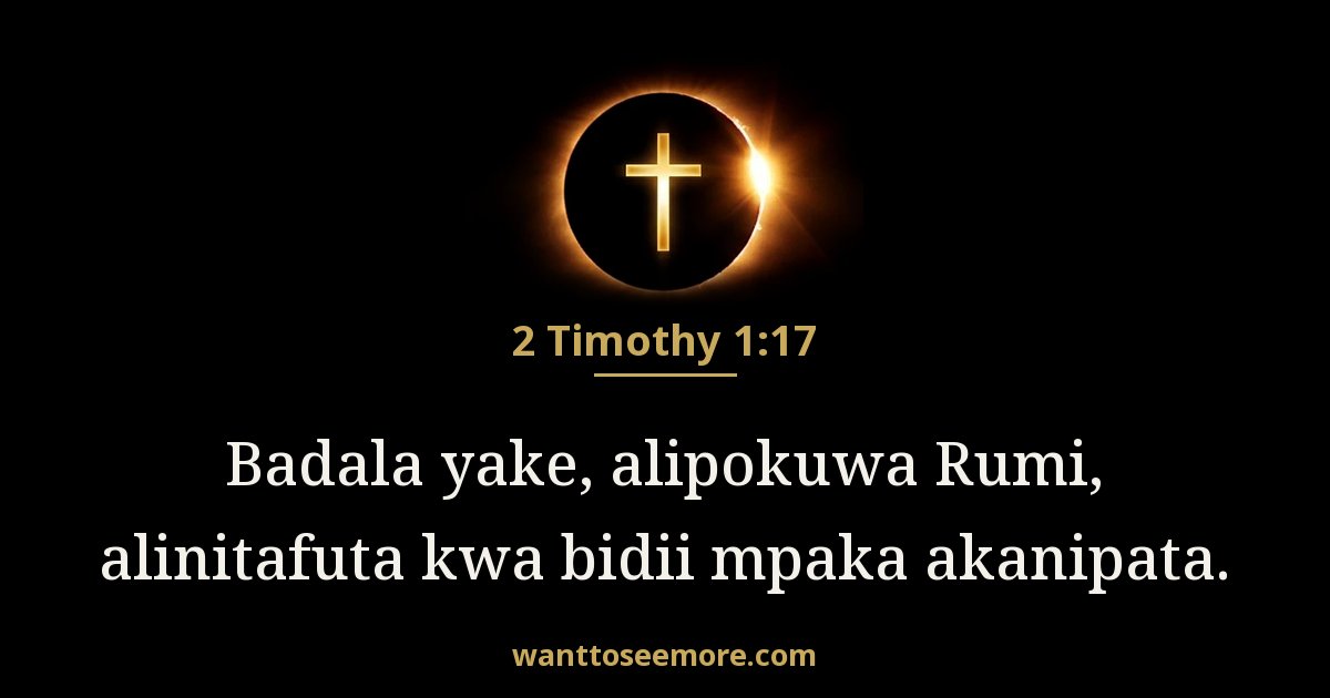 2 Timotheo 1:17