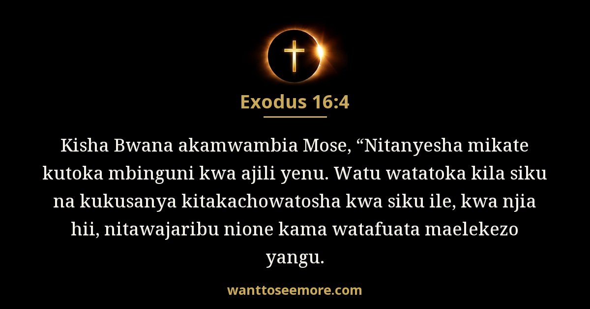 Exodus 16:4