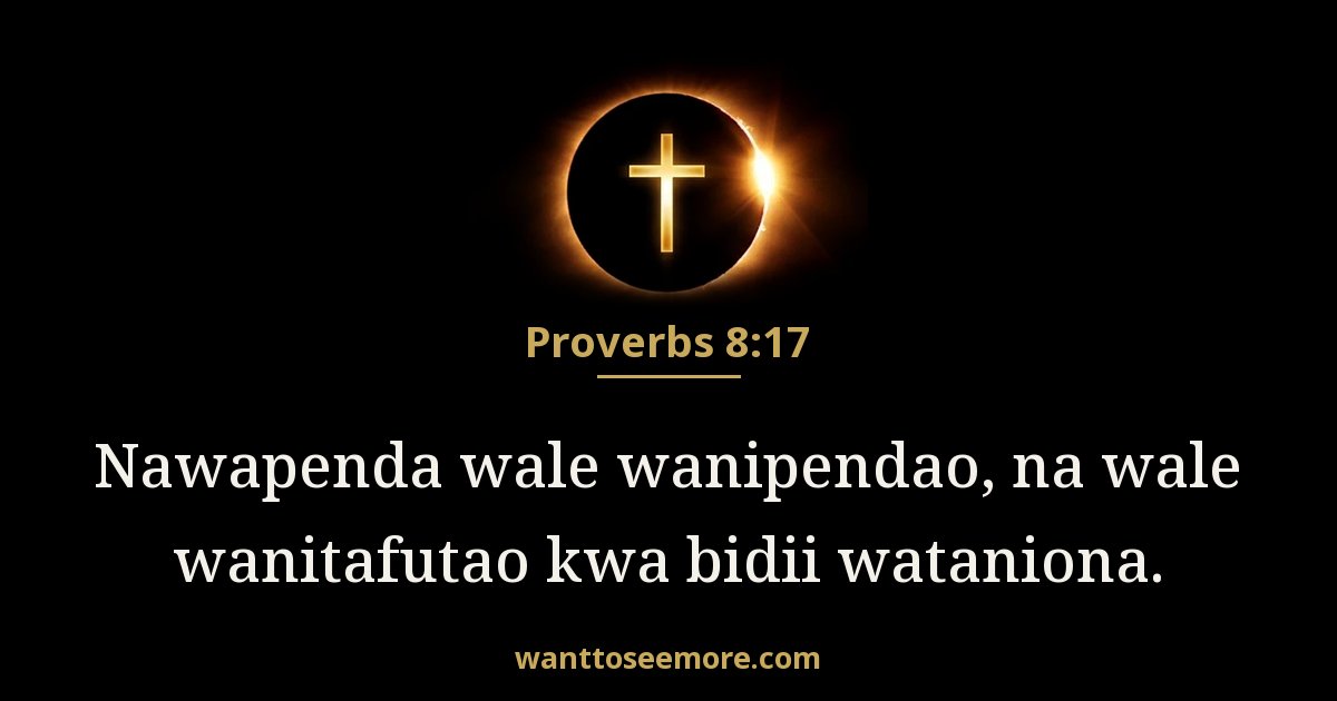 Proverbs 8:17