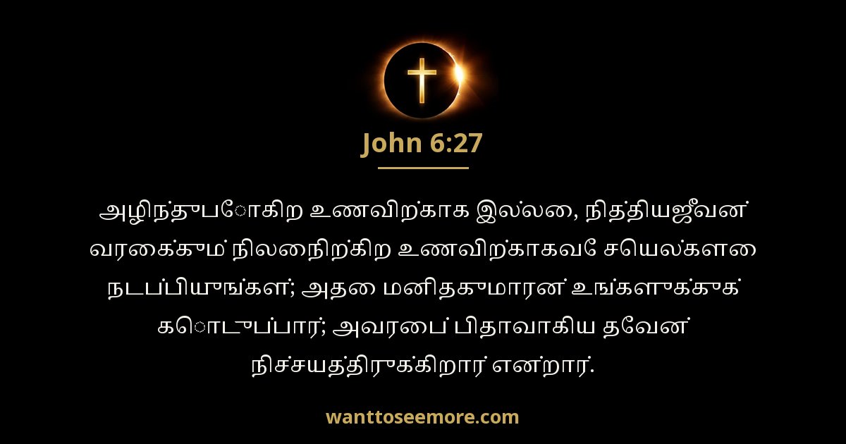 யோவான் 6:27