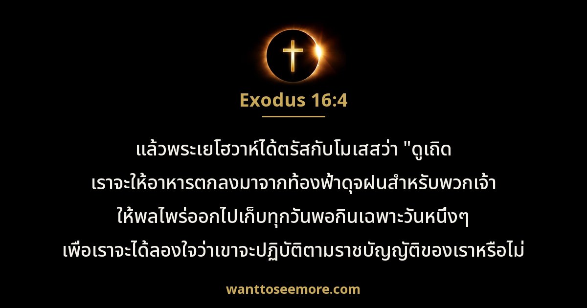 Exodus 16:4