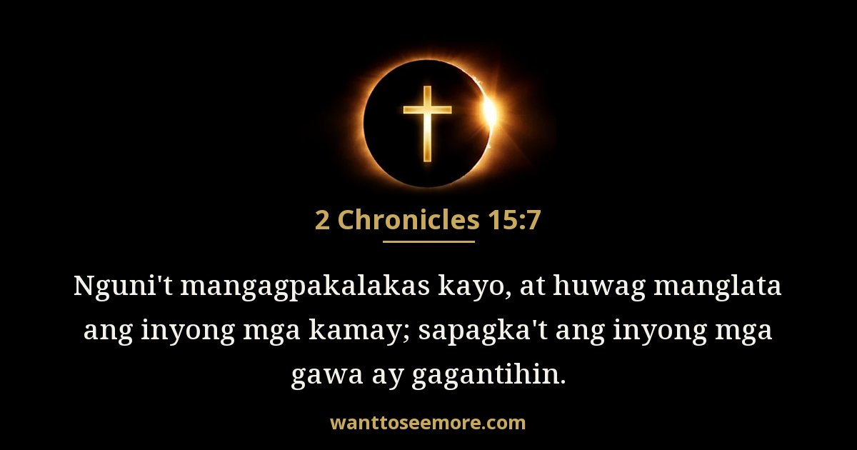 2 Chronicles 15:7