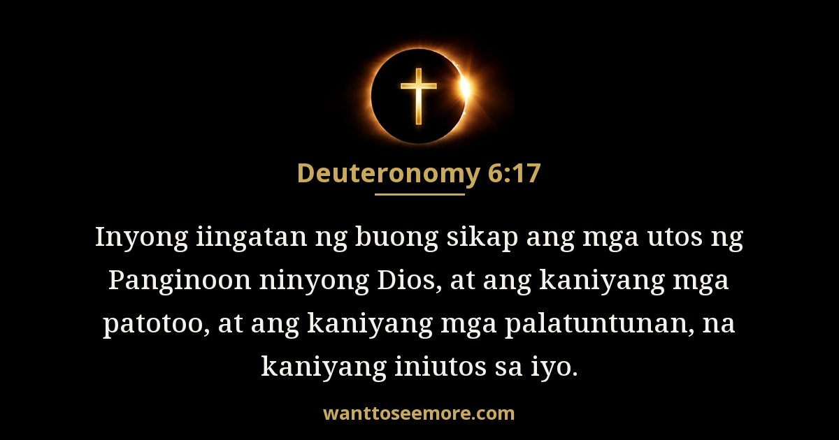 Deuteronomio 6:17