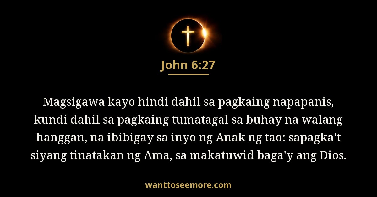 John 6:27