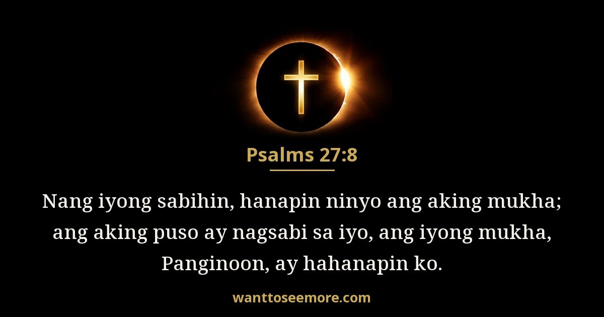 Psalms 27:8