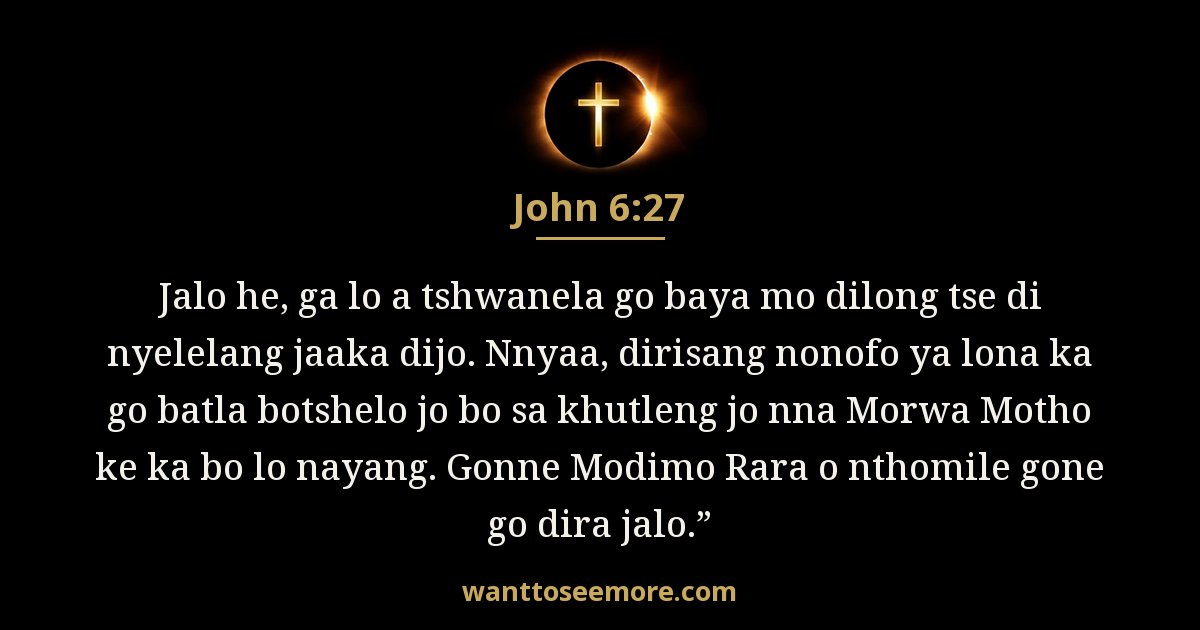 JHN 6:27