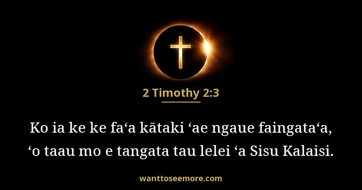 2 Timothy 2:3