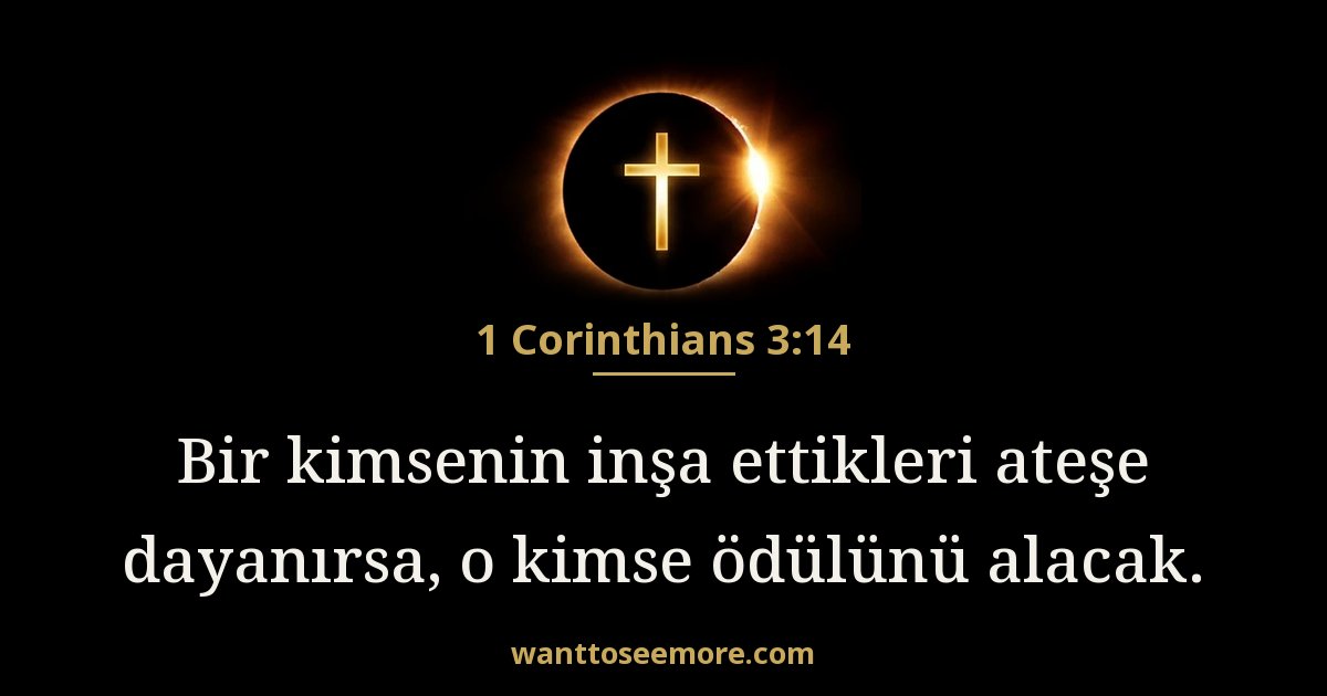 1 Corinthians 3:14