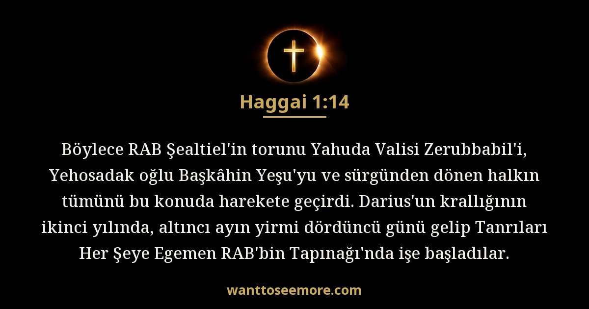 Hagay 1:14