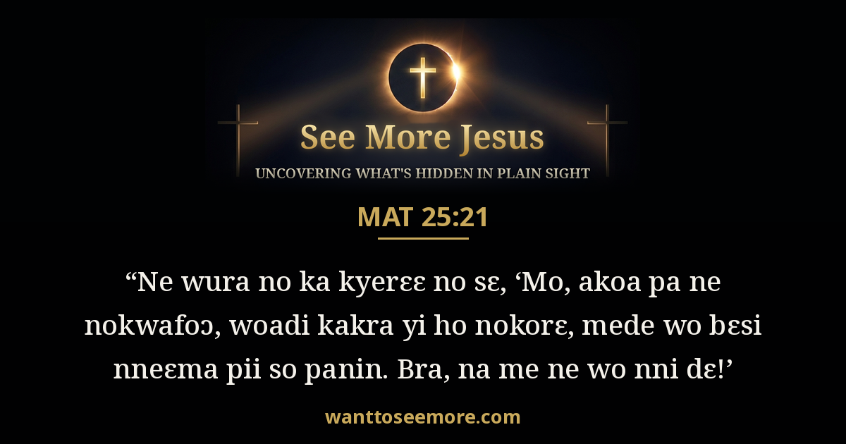 Matthew 25:21