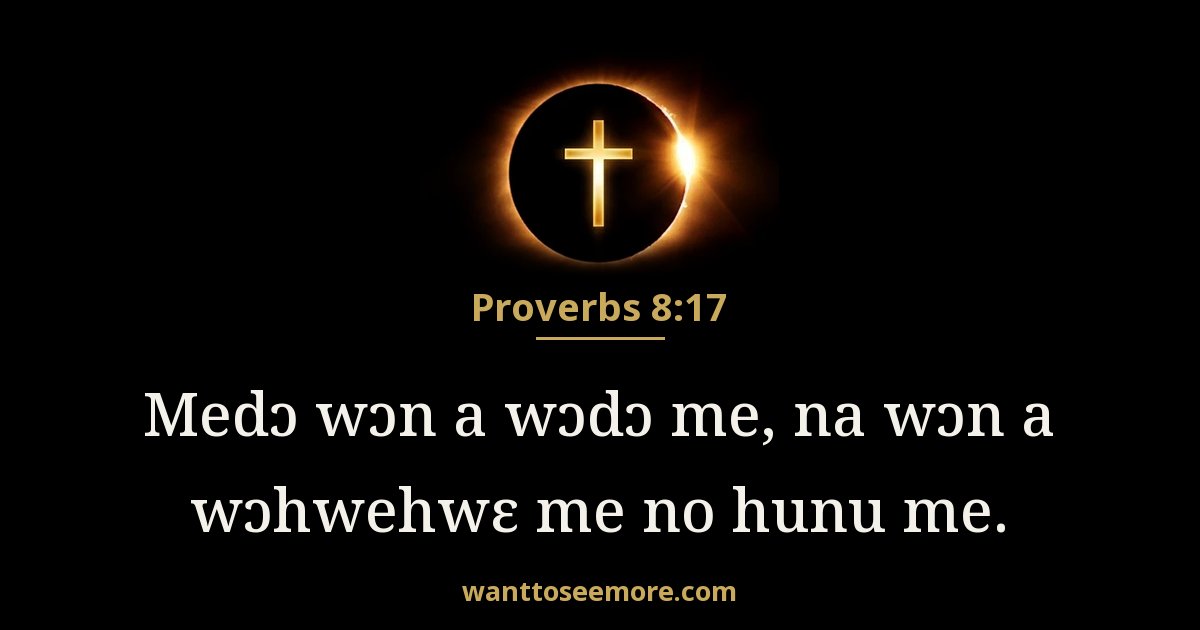 Proverbs 8:17