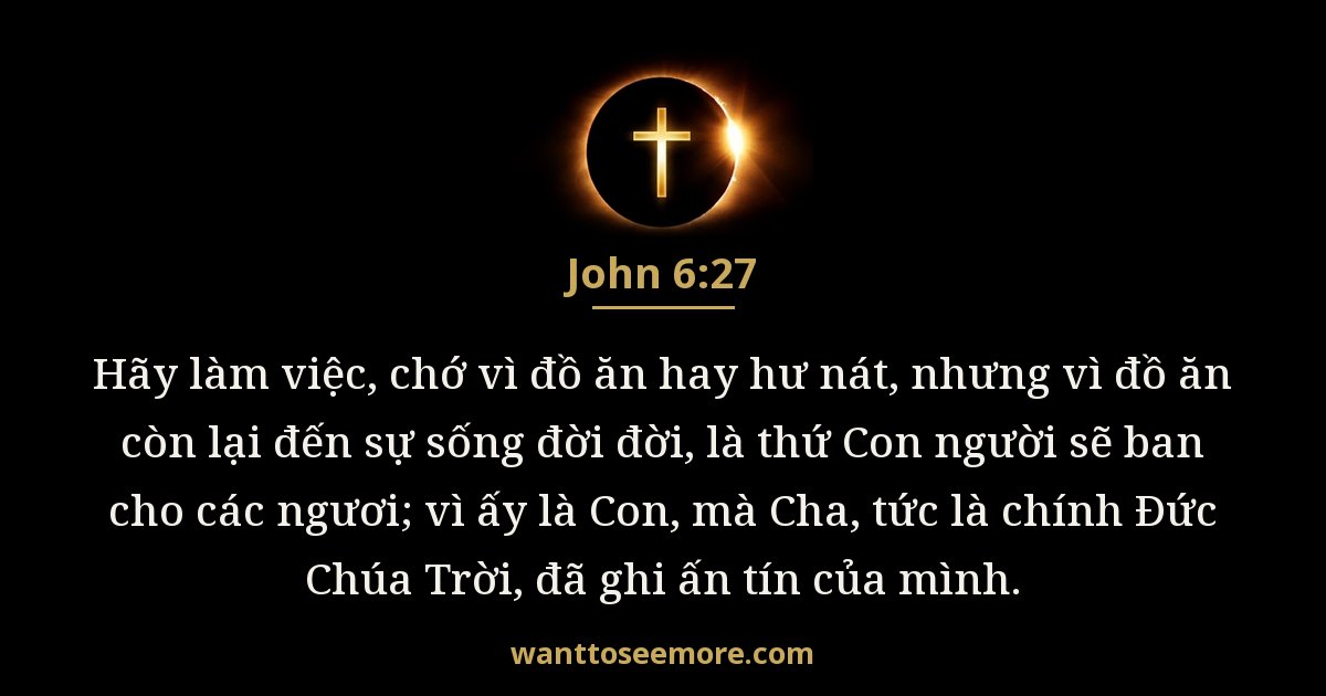 John 6:27