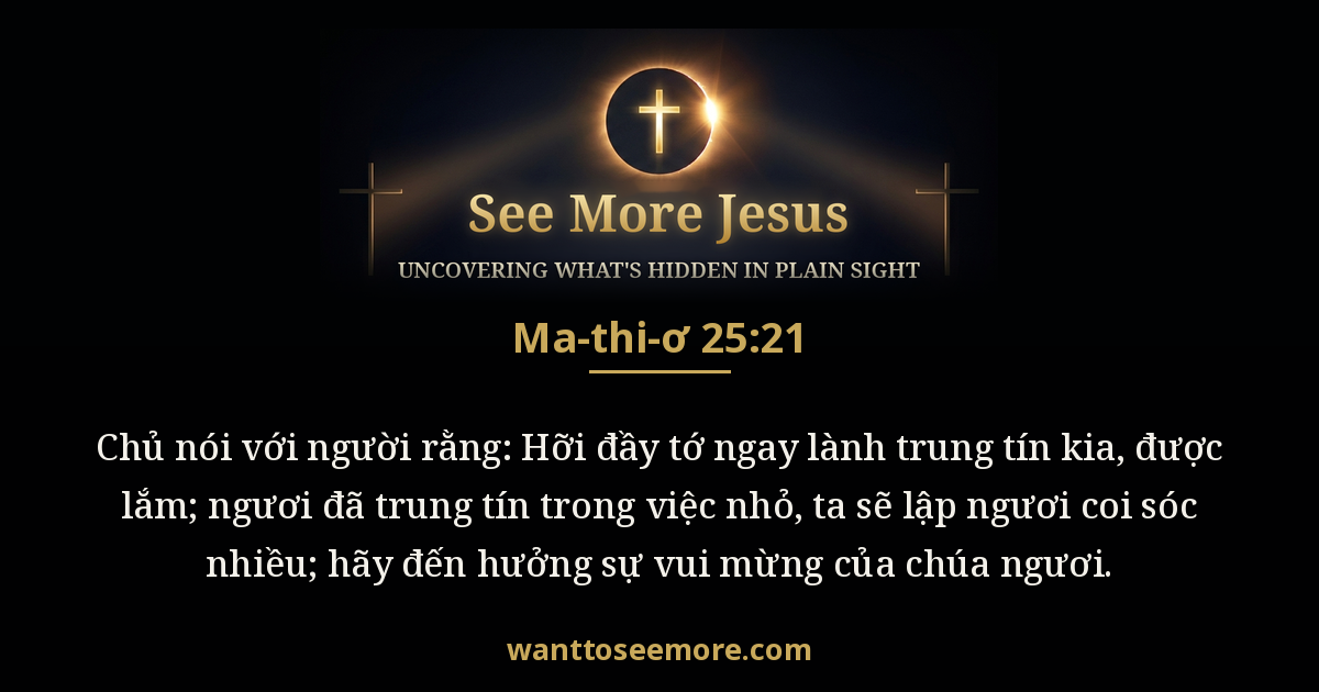 Matthew 25:21
