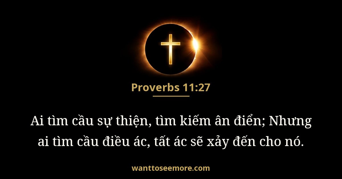 Proverbs 11:27