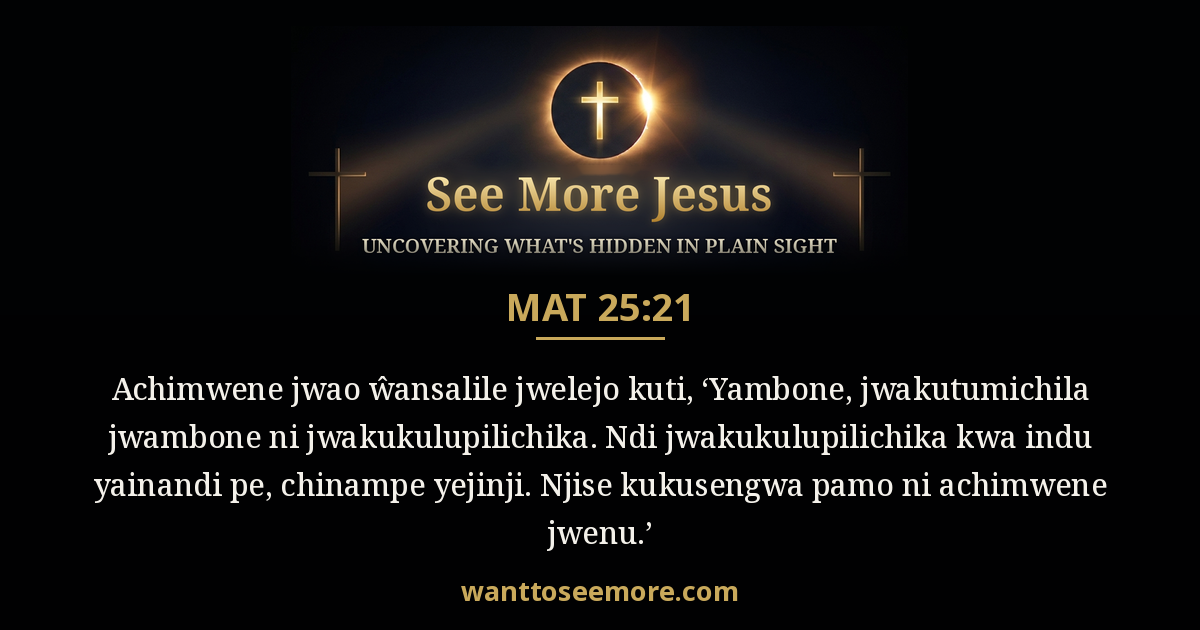 Matthew 25:21