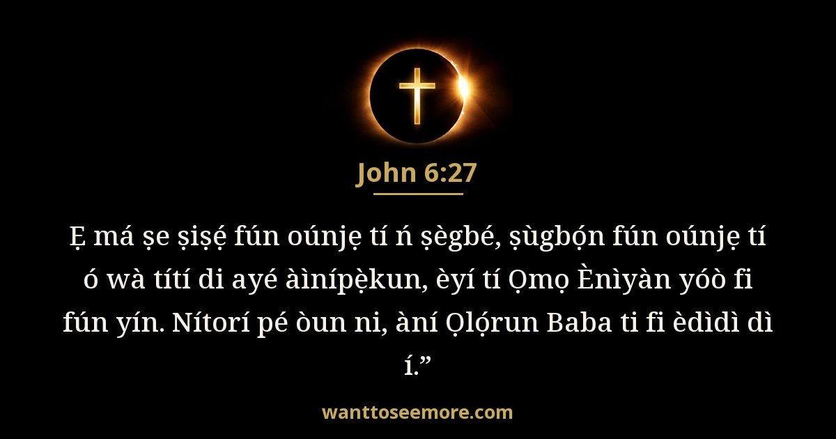 Johanu 6:27