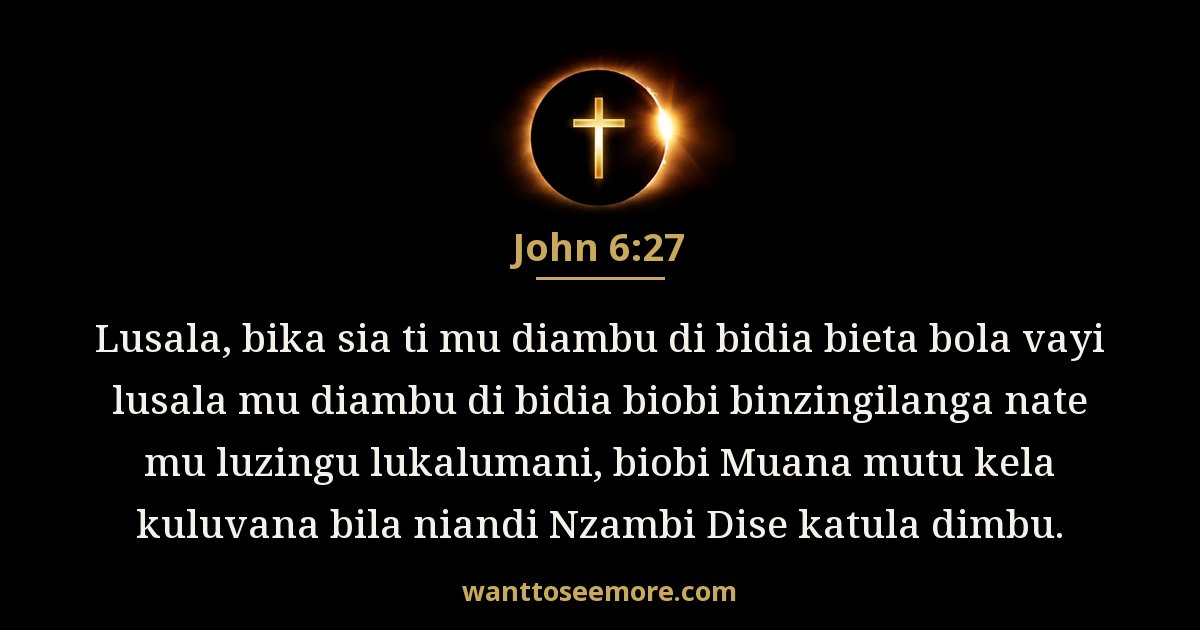 John 6:27
