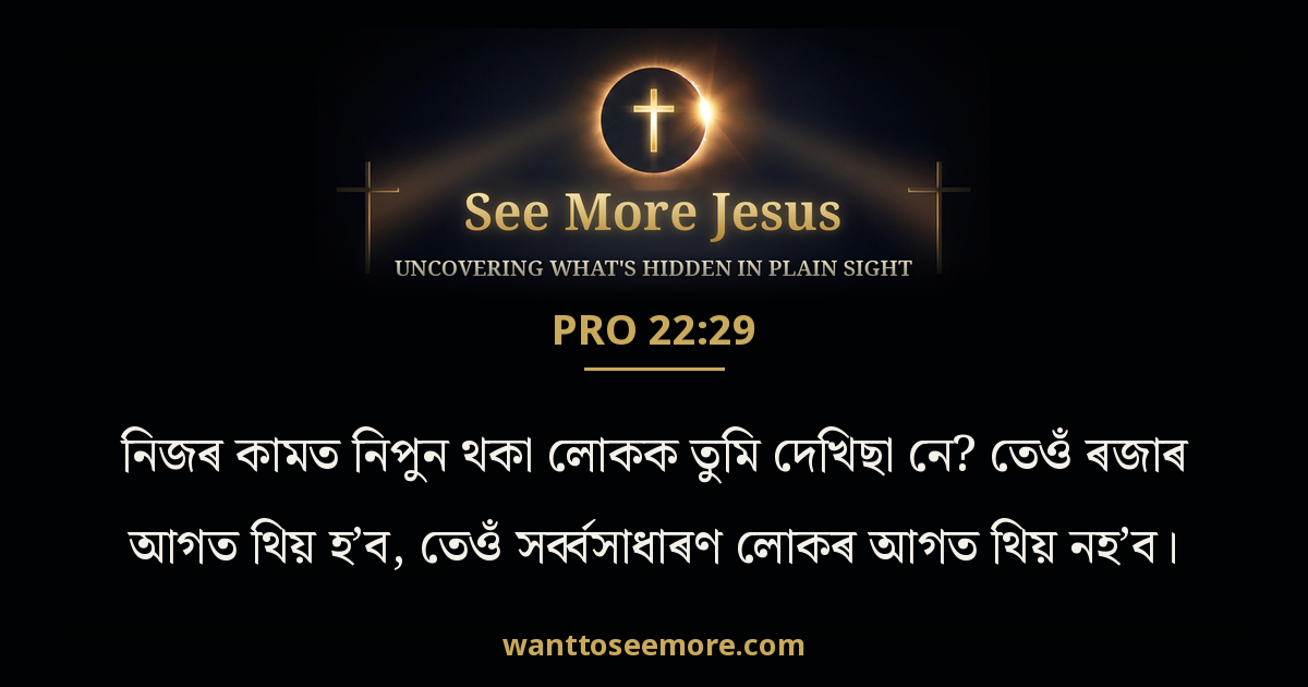 Proverbs 22:29