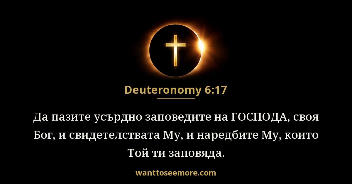 Deuteronomy 6:17