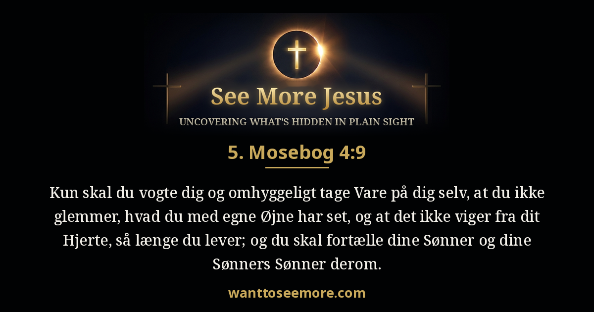 Deuteronomy 4:9