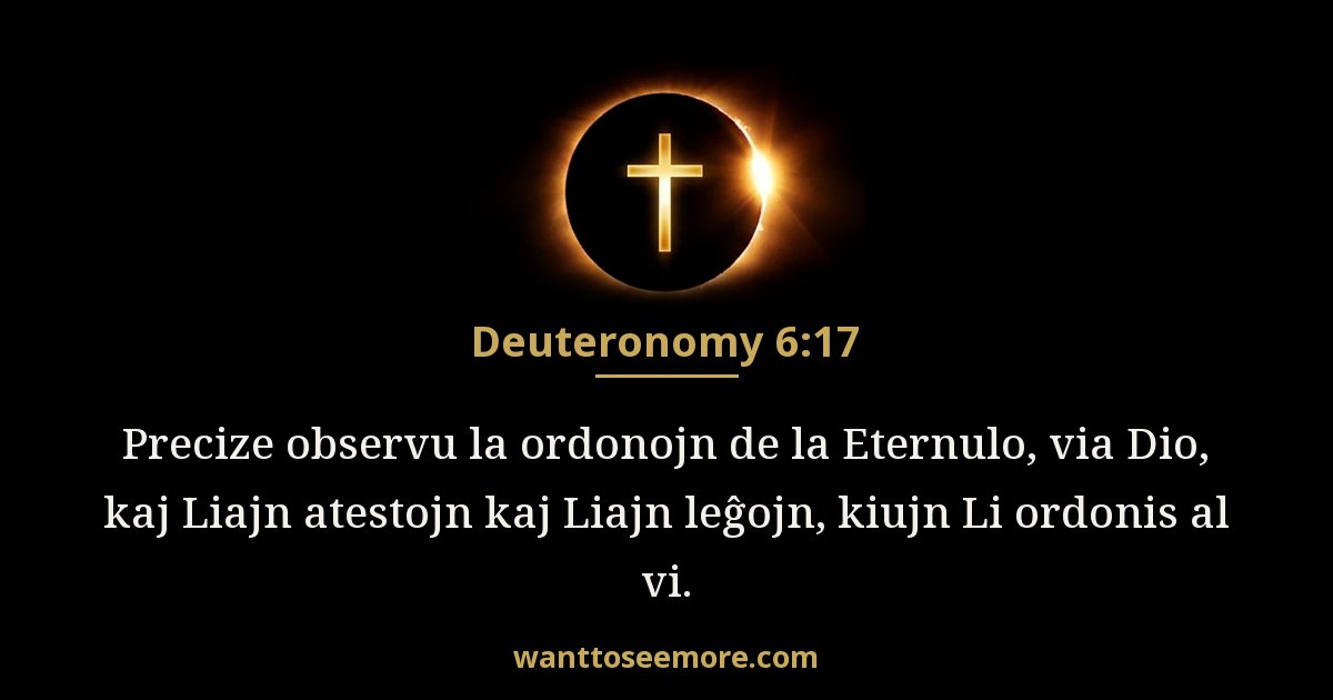 Deuteronomy 6:17