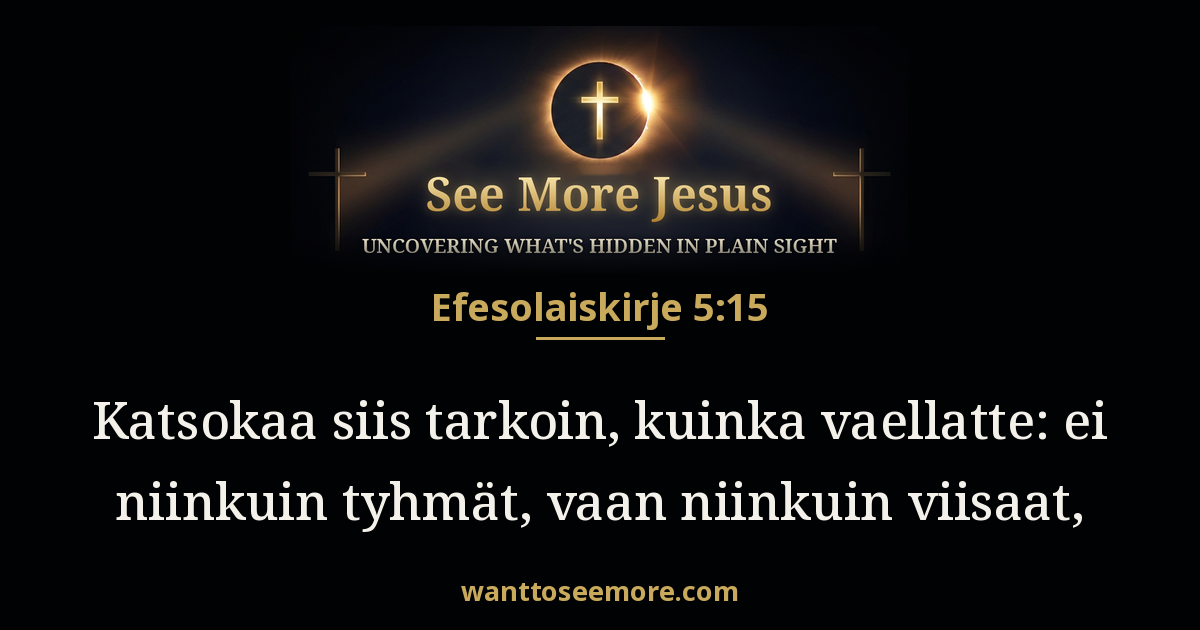 Ephesians 5:15