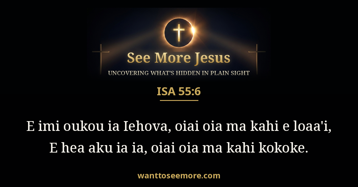 Isaiah 55:6
