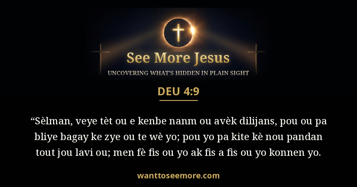 Deuteronomy 4:9