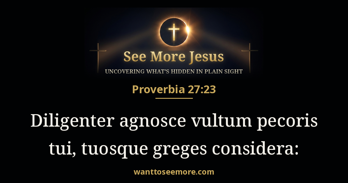Proverbs 27:23