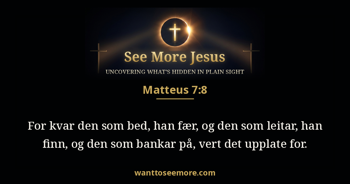 Matthew 7:8