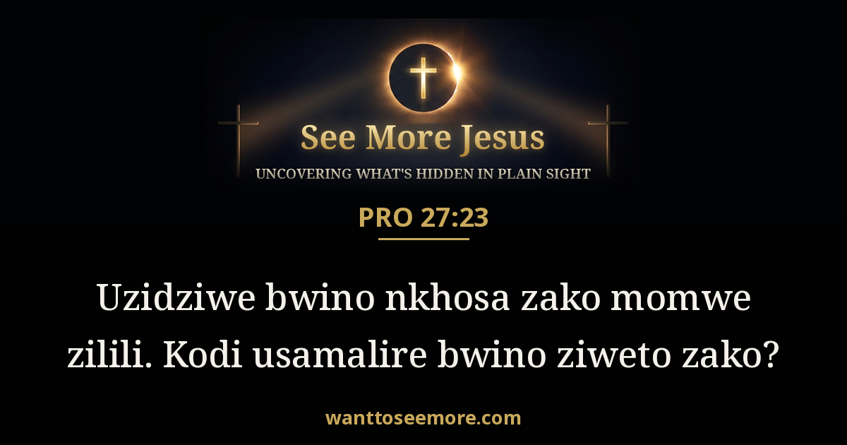 Proverbs 27:23