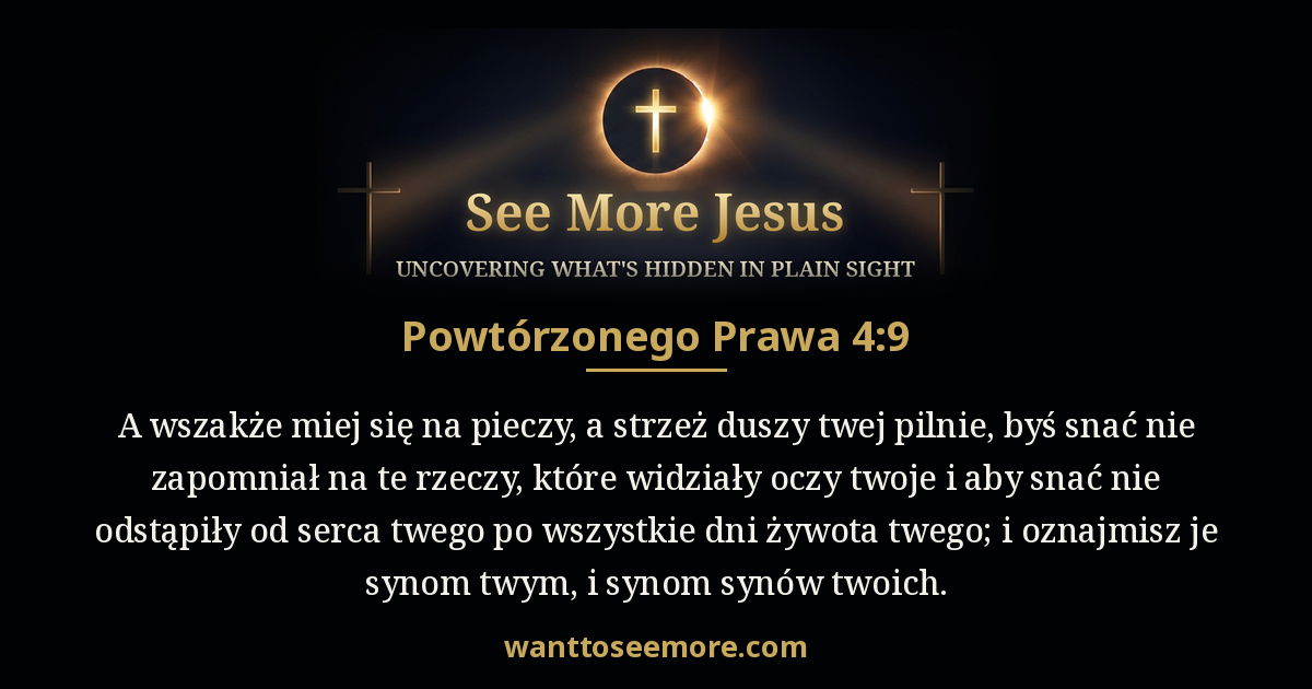 Deuteronomy 4:9