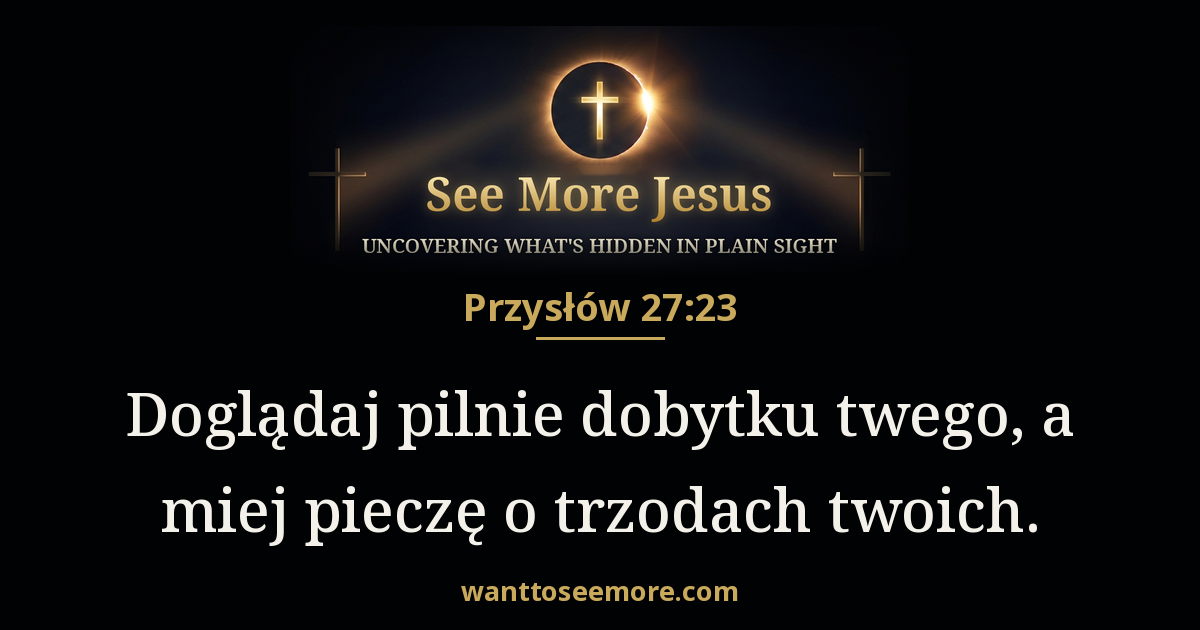 Proverbs 27:23