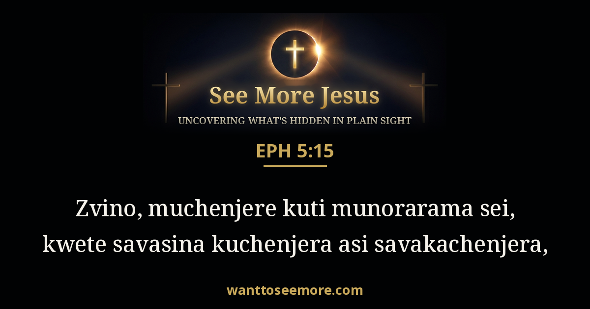 Ephesians 5:15