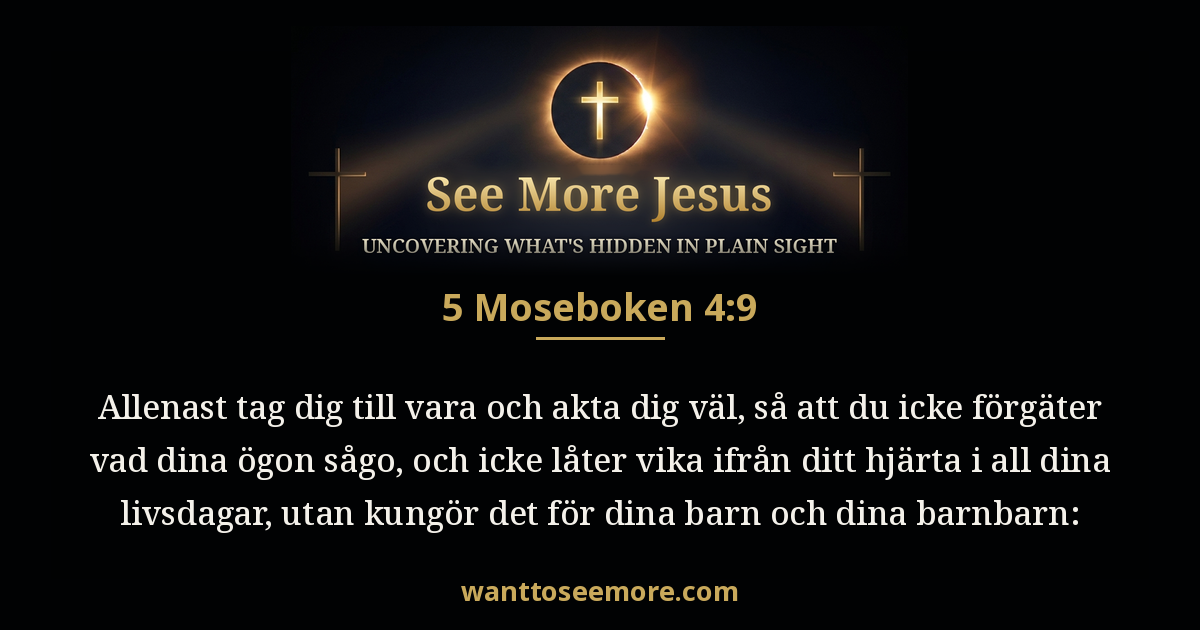 Deuteronomy 4:9