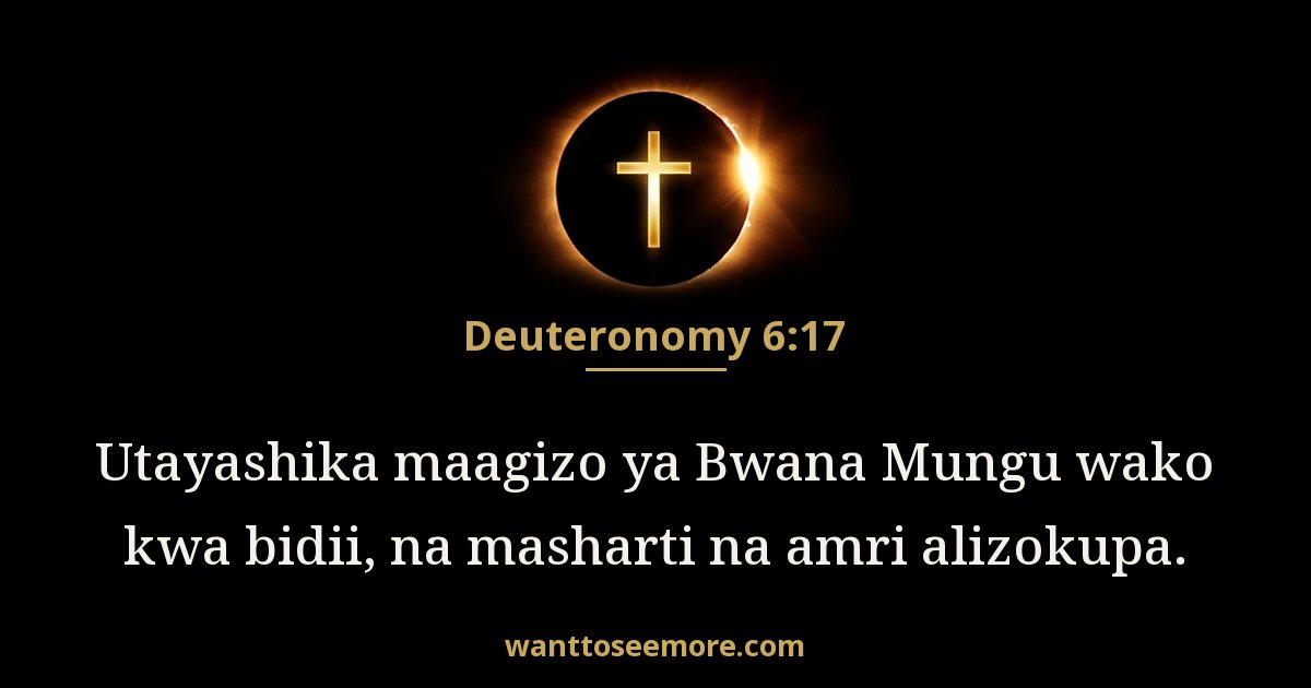 Deuteronomy 6:17