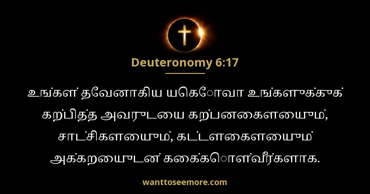 Deuteronomy 6:17