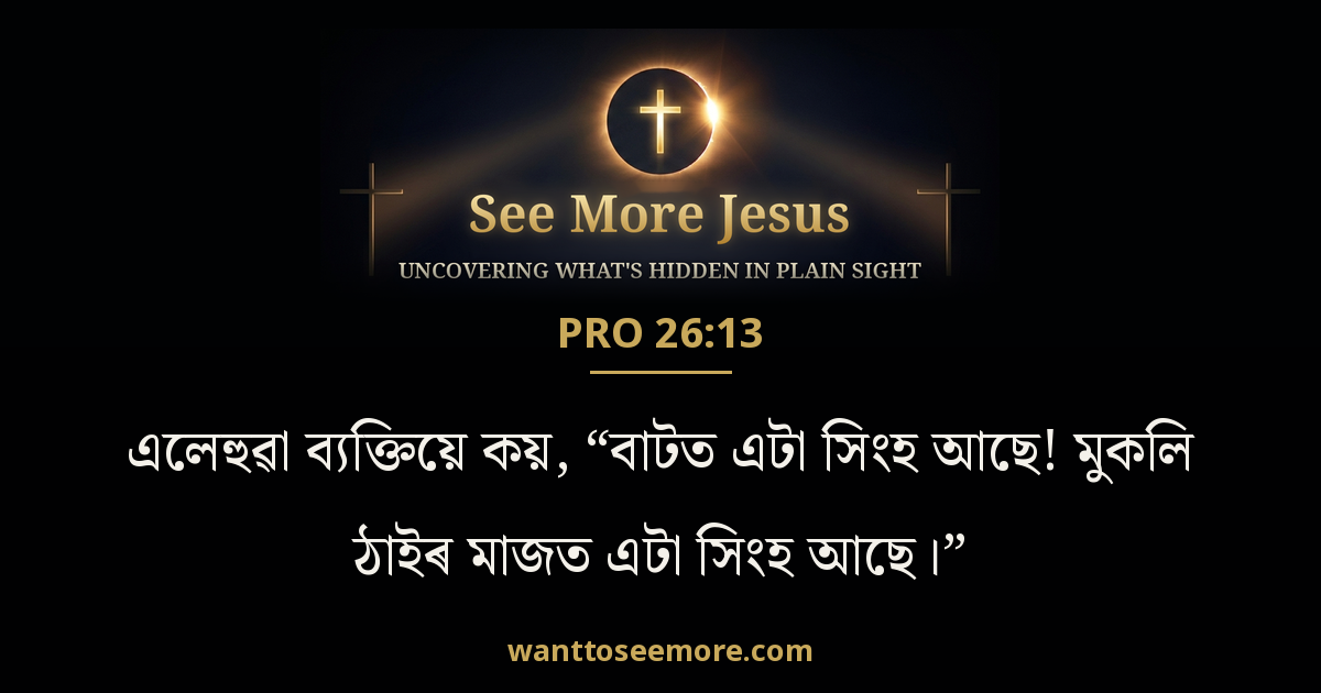 Proverbs 26:13