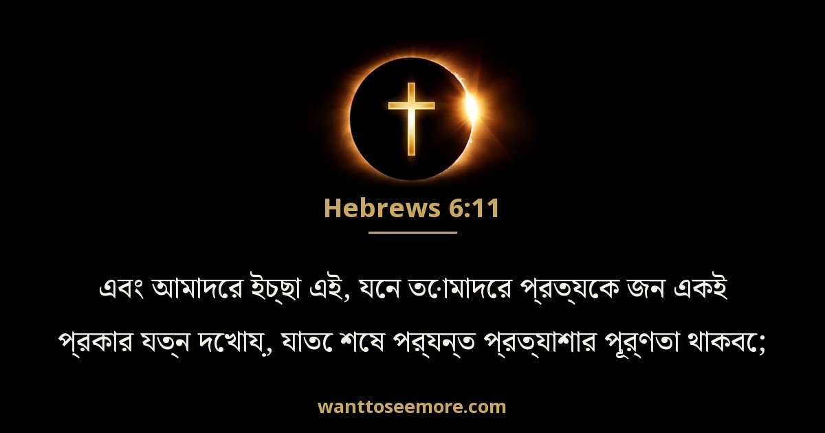 Hebrews 6:11