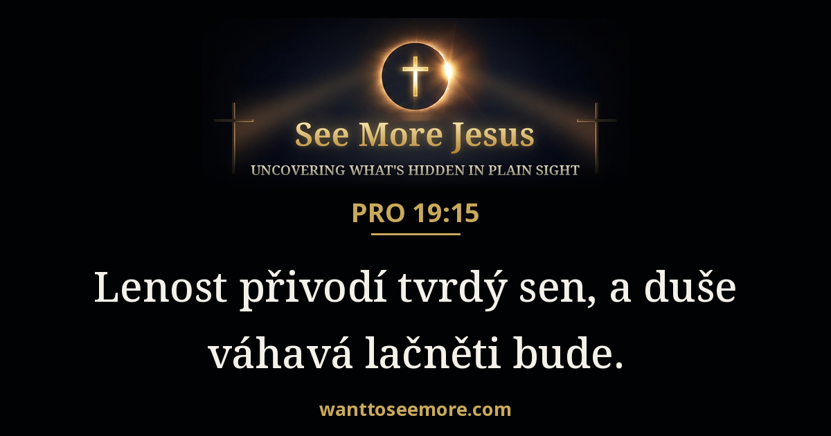 Proverbs 19:15