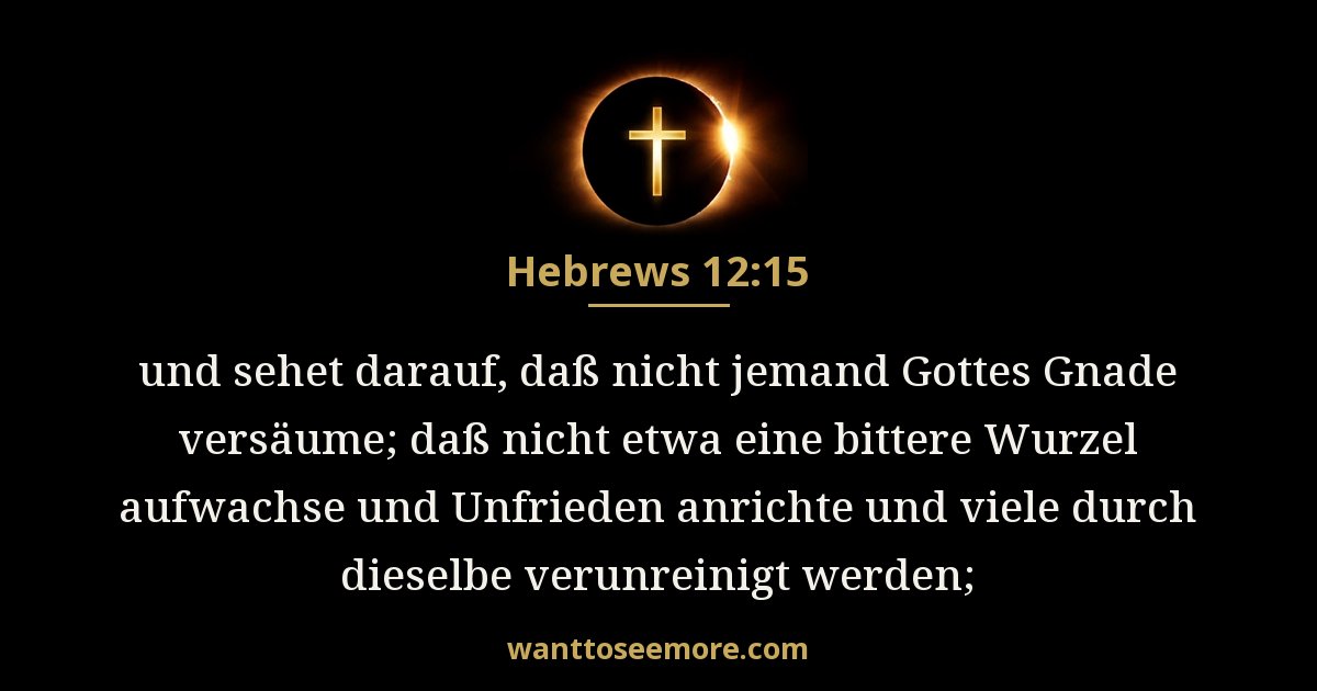 Hebrews 12:15
