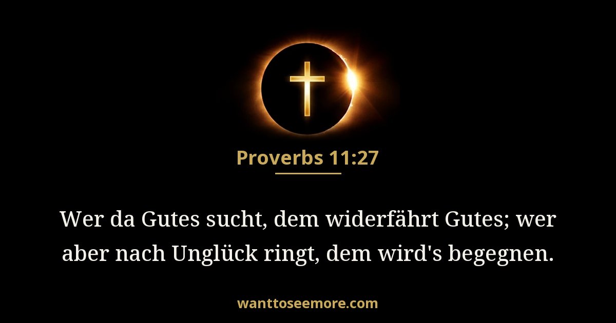 Proverbs 11:27