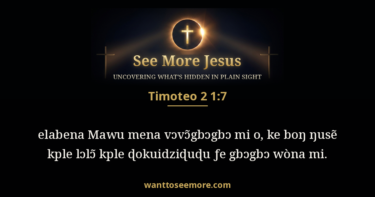 2 Timothy 1:7