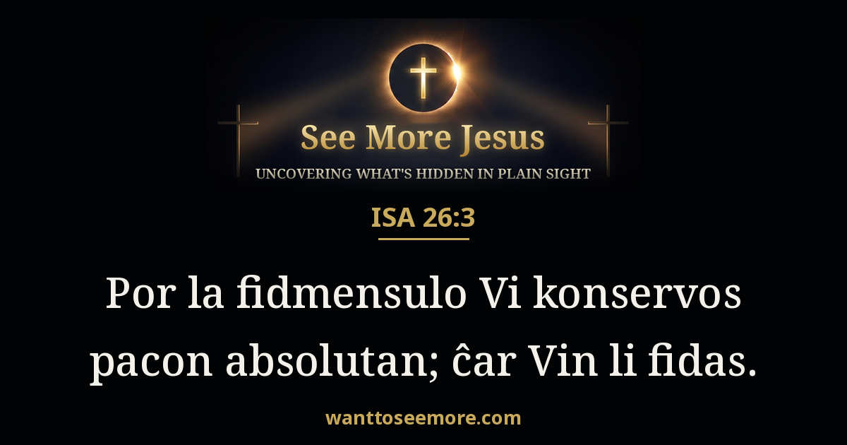 Isaiah 26:3