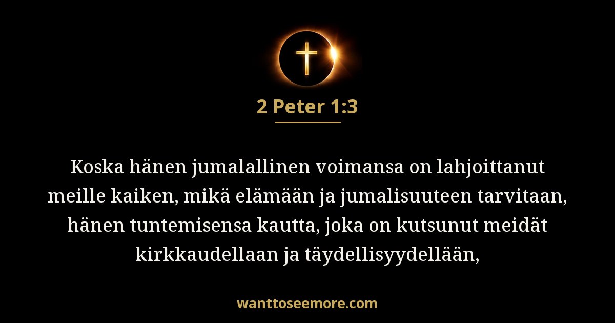 2 Peter 1:3