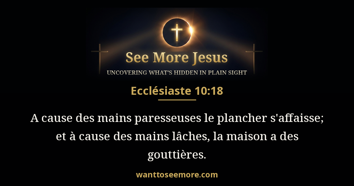 Ecclesiastes 10:18