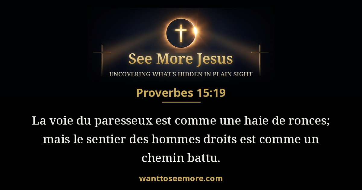 Proverbs 15:19
