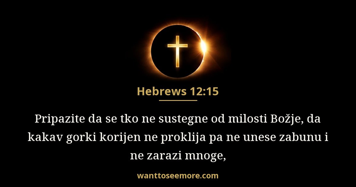 Hebrews 12:15